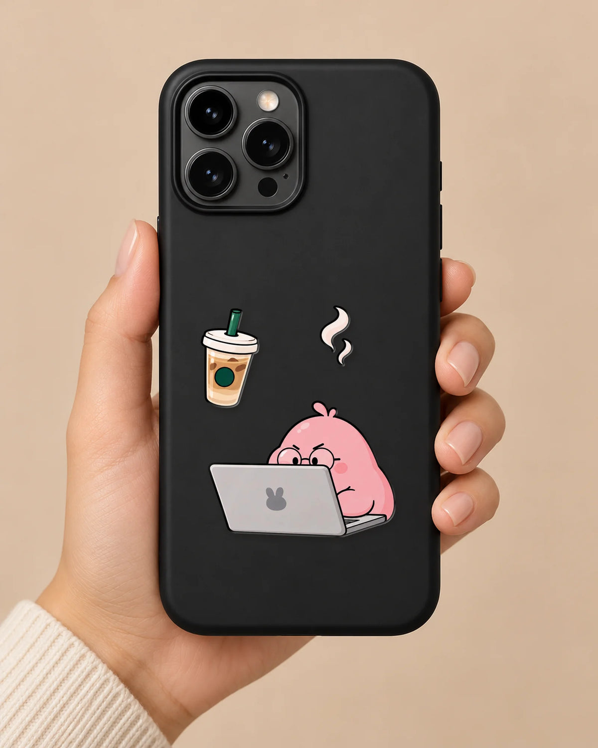 Desk Buddy phone case close-up