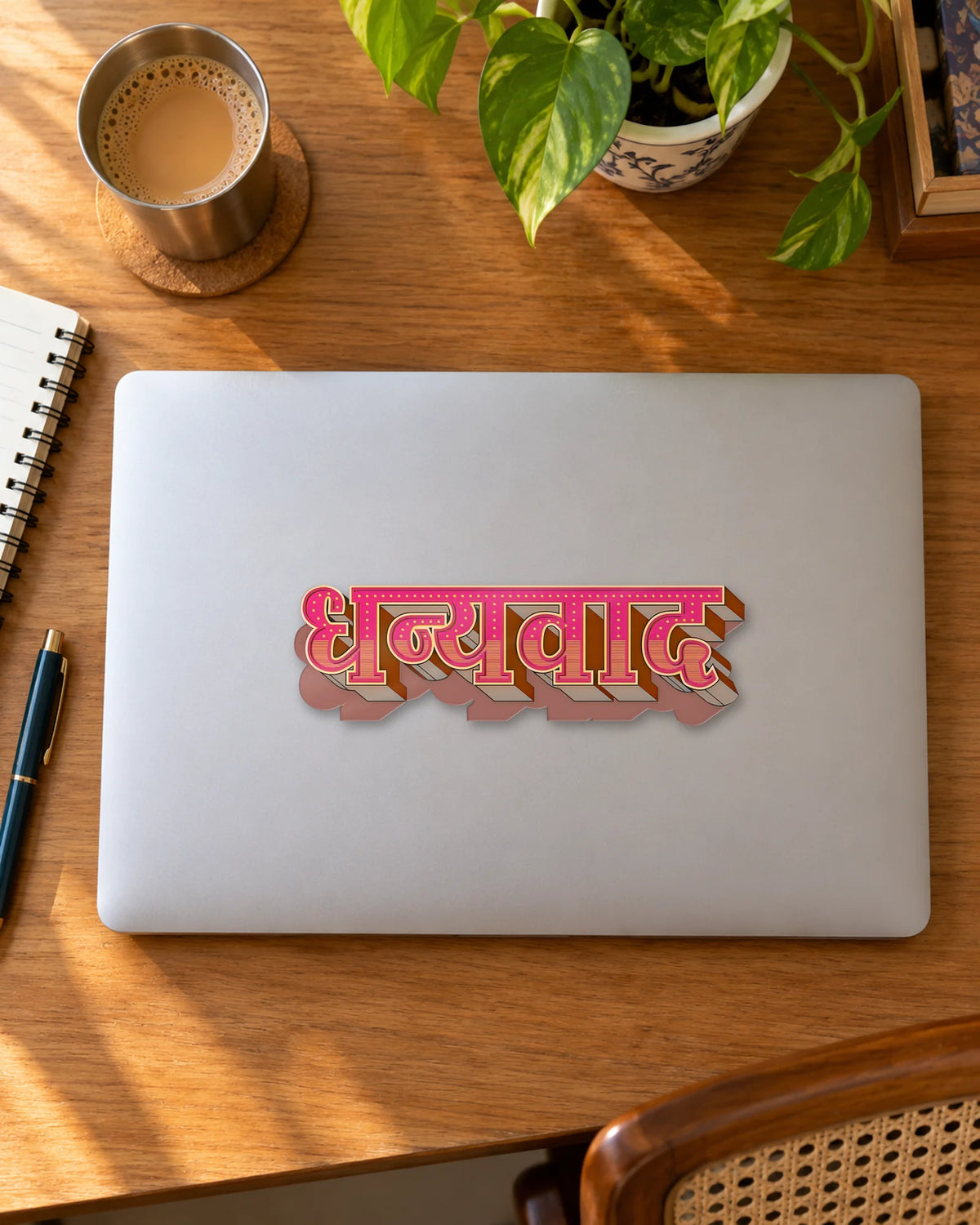Dhanyawad hard surface patch mockup