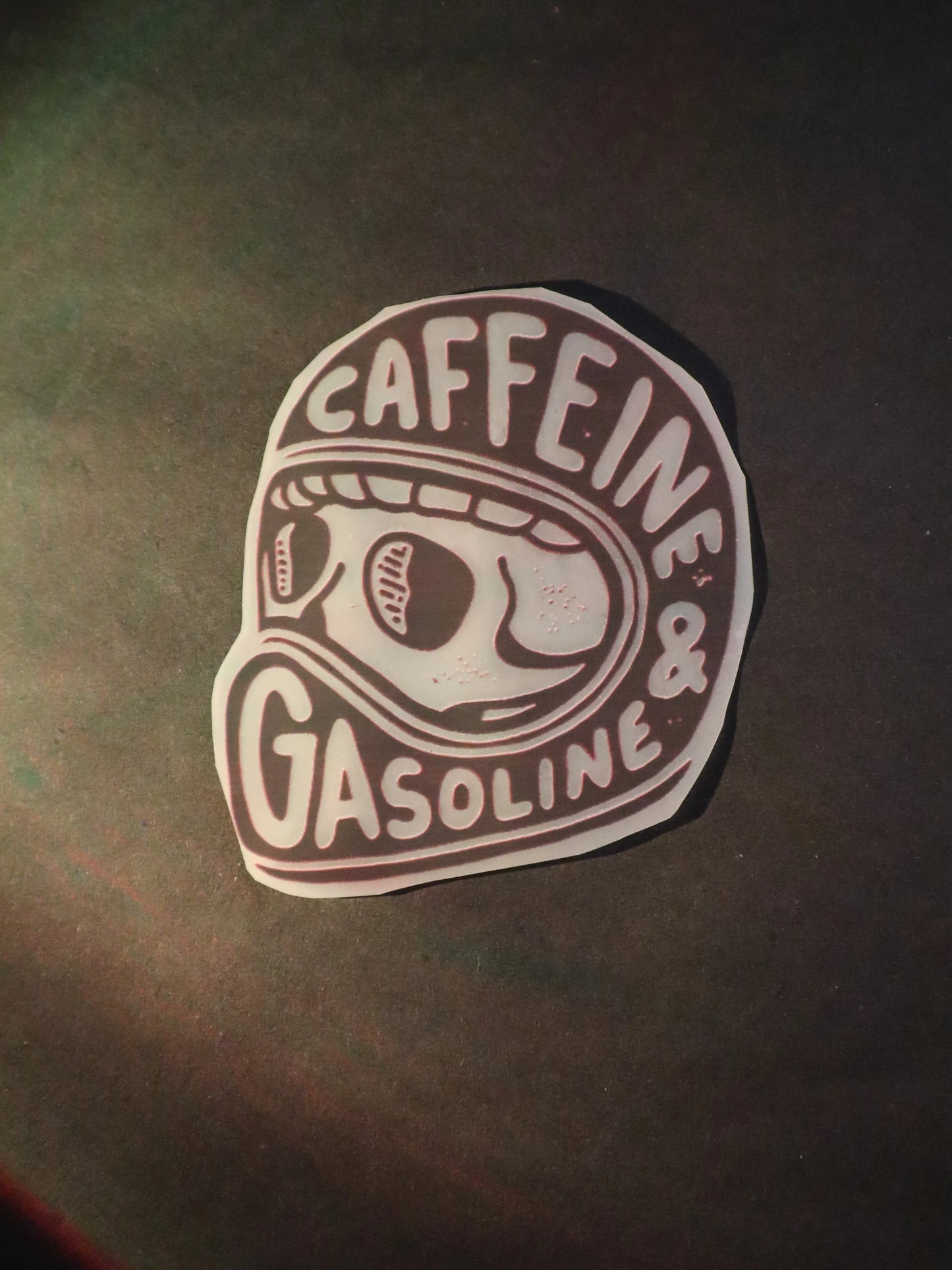 Caffeine & Gasoline | Iron-on Patch | Rider's Creed