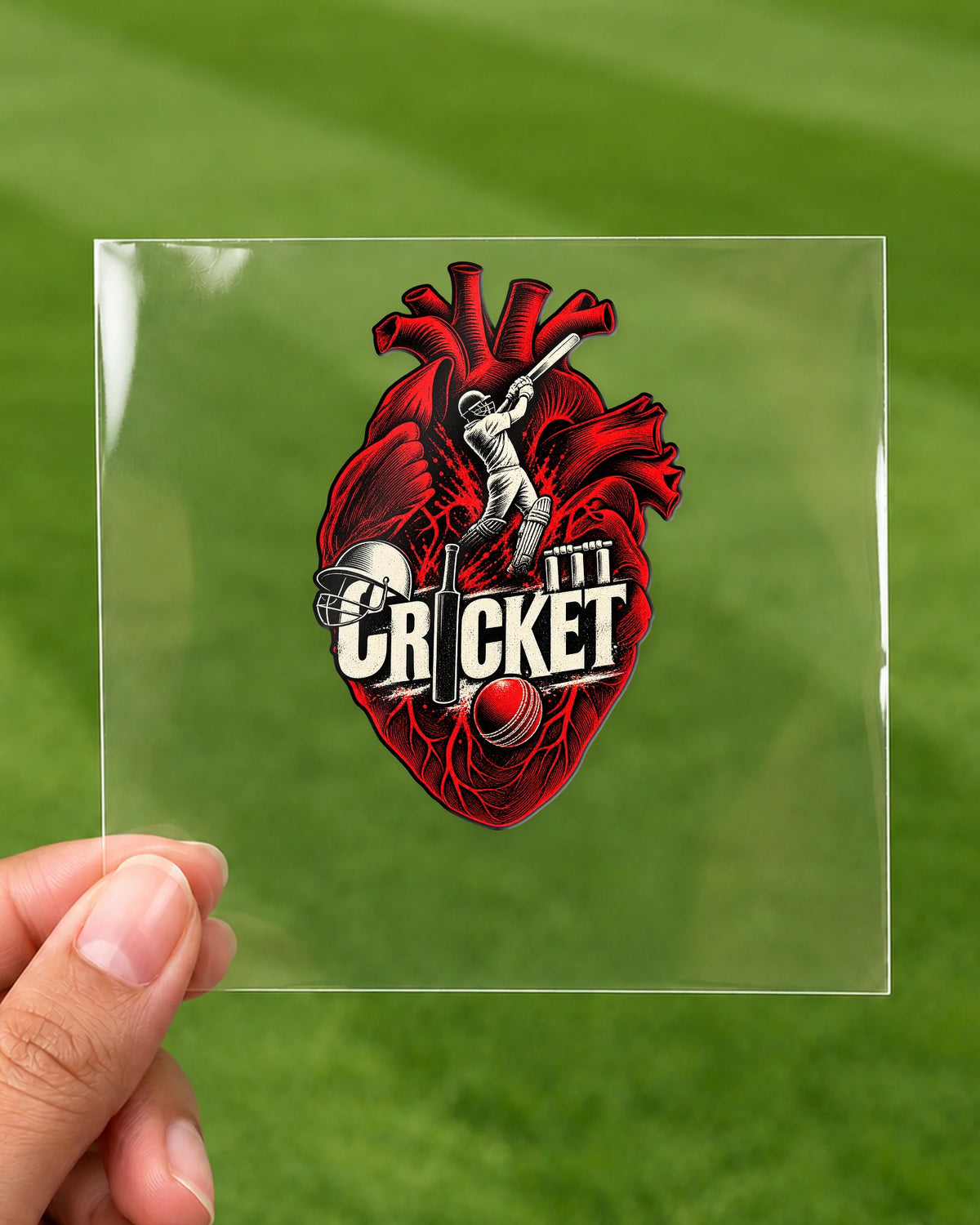 Dil Se Cricket hard surface patch on clear film