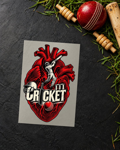 Dil Se Cricket iron-on patch transfer