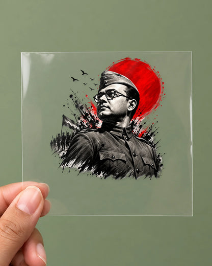 Dilli Chalo hard surface patch on clear film