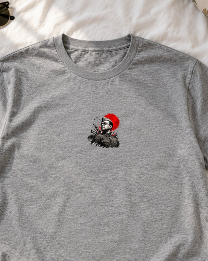 Dilli Chalo iron-on patch on clothes