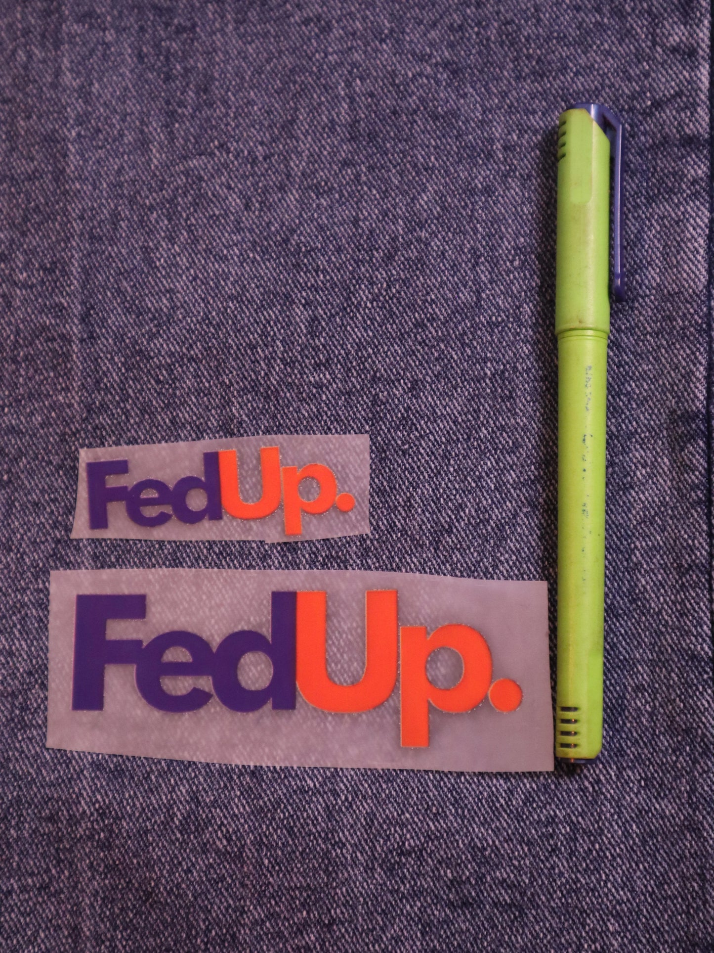 FedUp | Iron-on Patch | Moodvertising