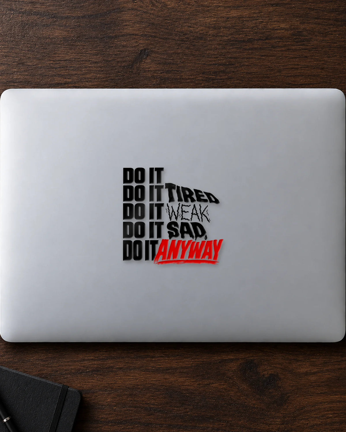 Do It Anyway hard surface patch mockup