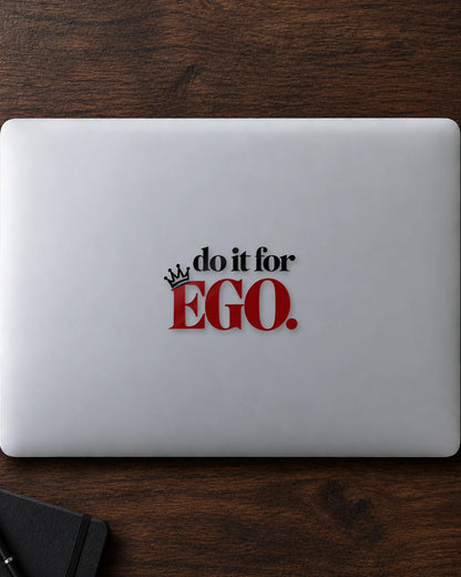 Do It For Ego hard surface patch mockup