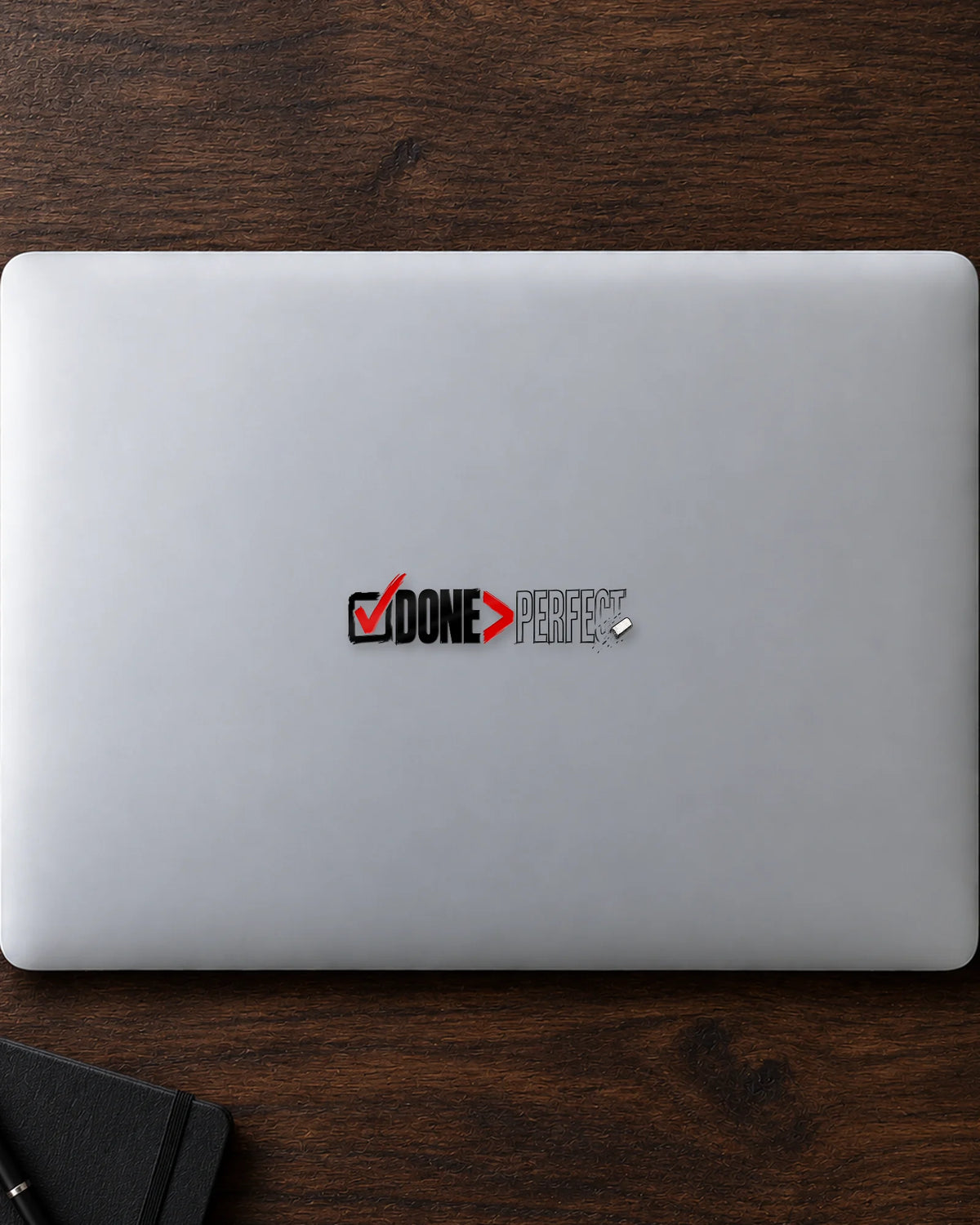 Done Over Perfect hard surface patch mockup
