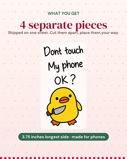Duck Off: what you get