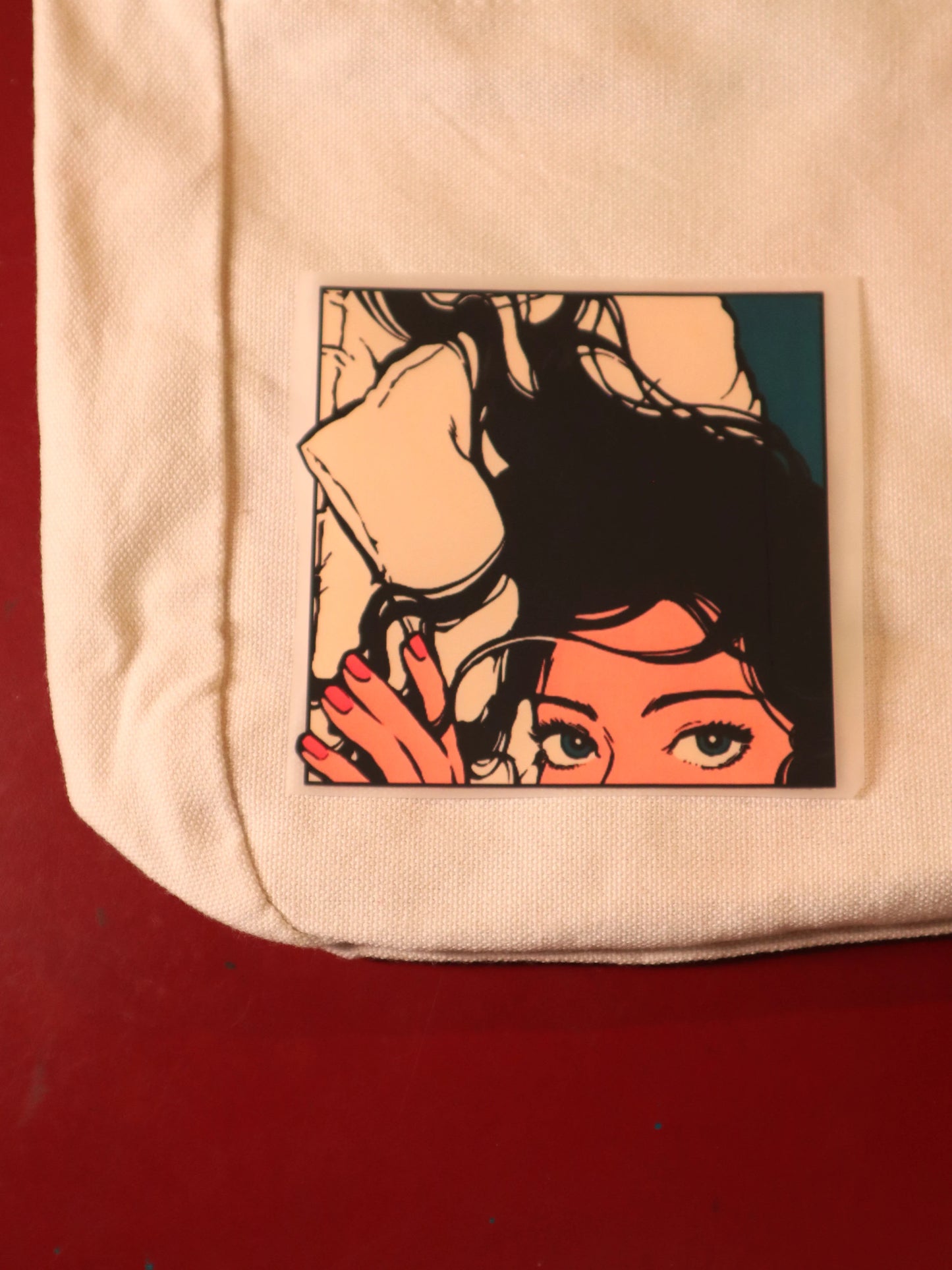 Peek-A-Mood | Iron-on Patch | Girlie Pop