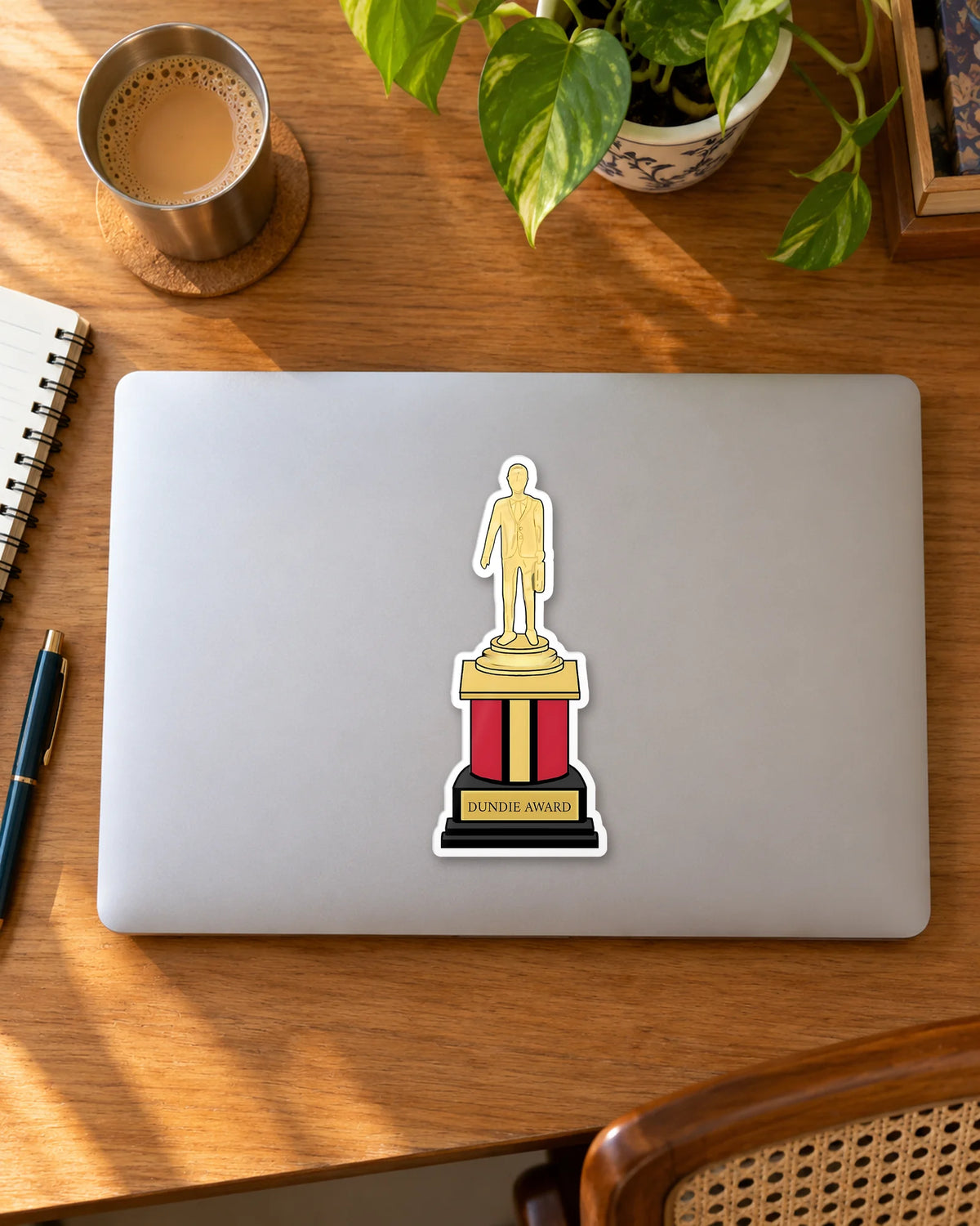 Dundie Award sticker mockup