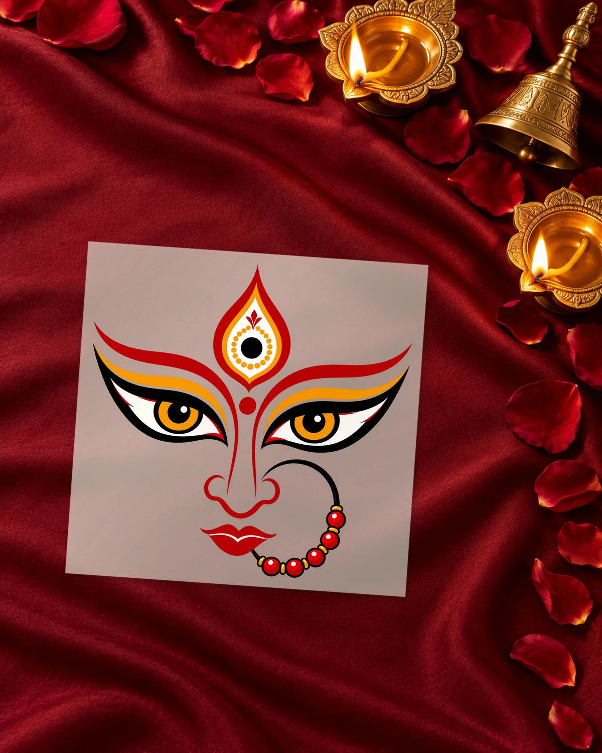 Maa Ke Nayan iron-on patch transfer