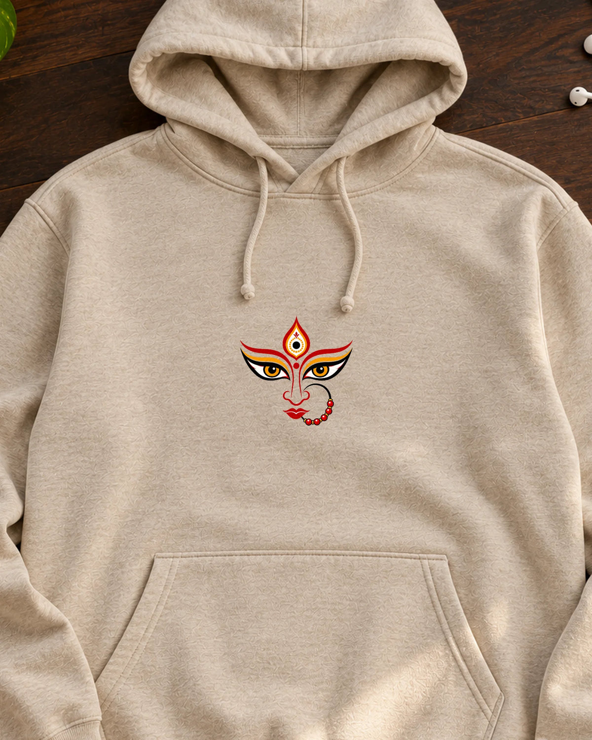 Maa Ke Nayan iron-on patch on clothes