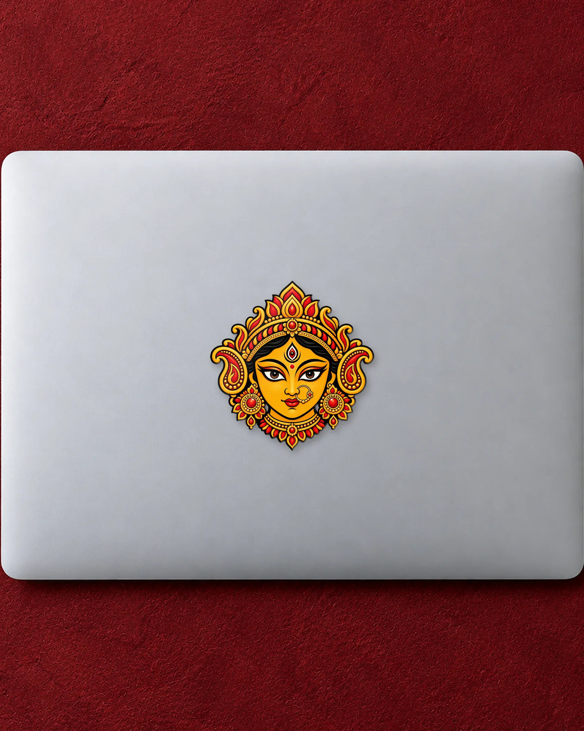Maa Durga hard surface patch mockup