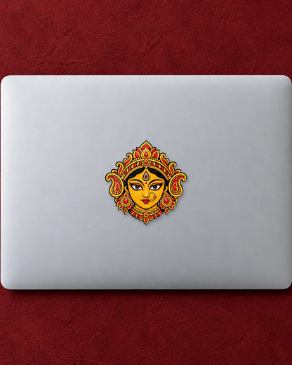 Maa Durga hard surface patch mockup