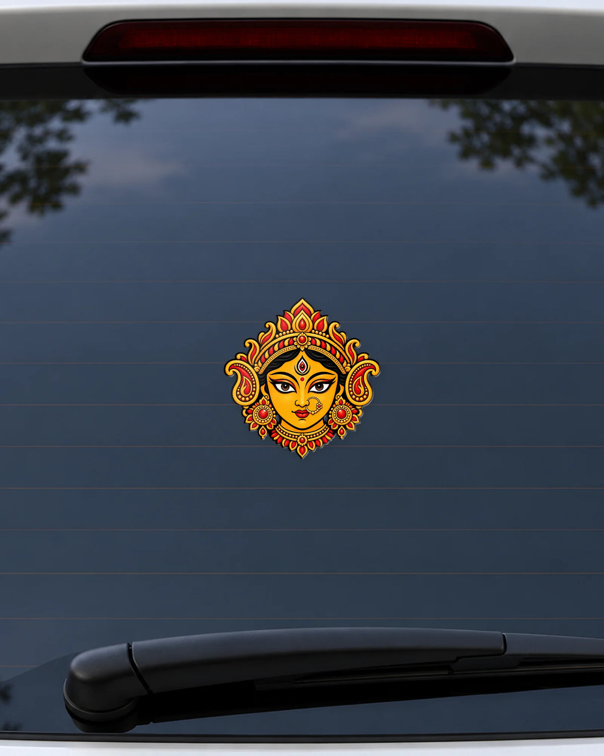 Maa Durga hard surface patch mockup