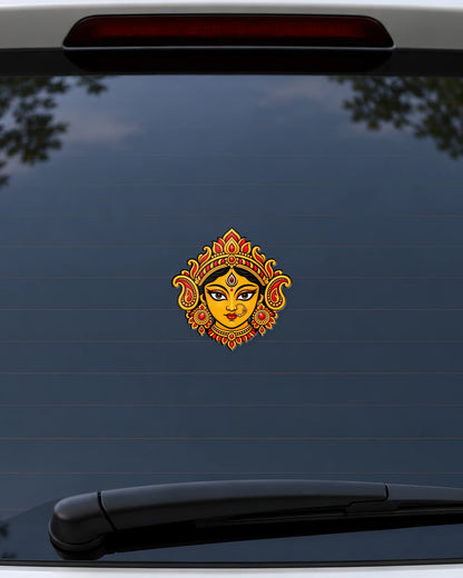 Maa Durga hard surface patch mockup