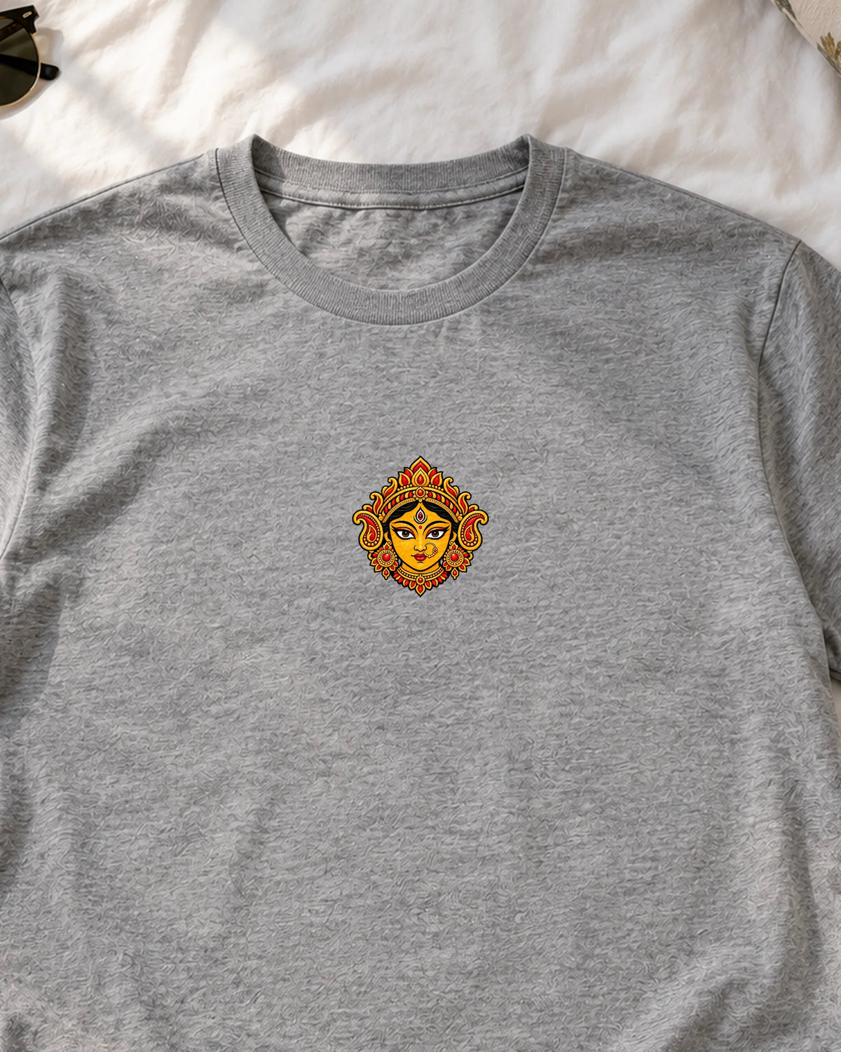Maa Durga iron-on patch on clothes