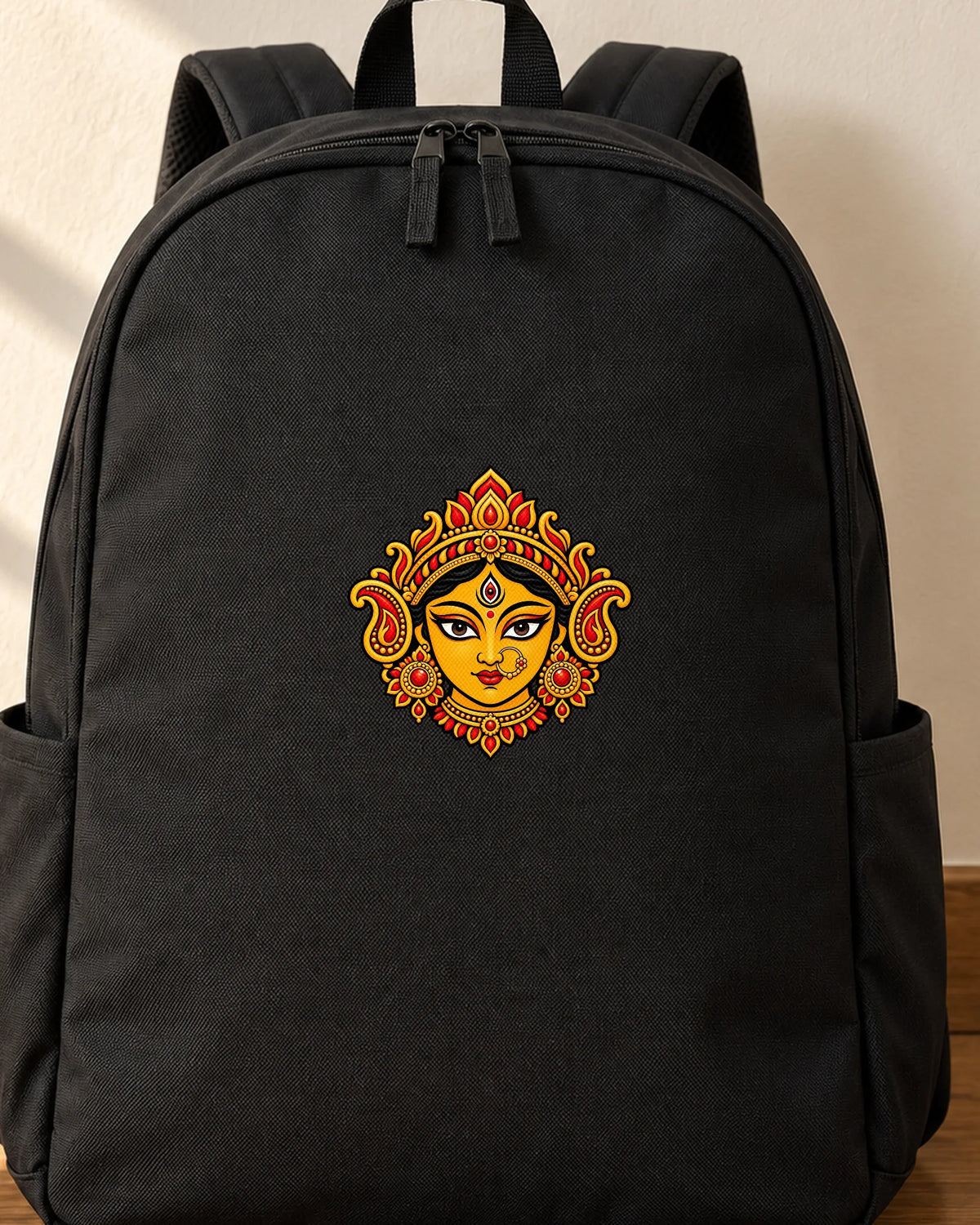 Maa Durga iron-on patch on clothes