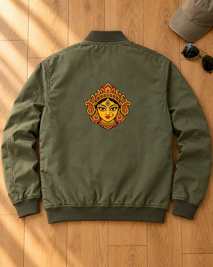 Maa Durga iron-on patch on clothes