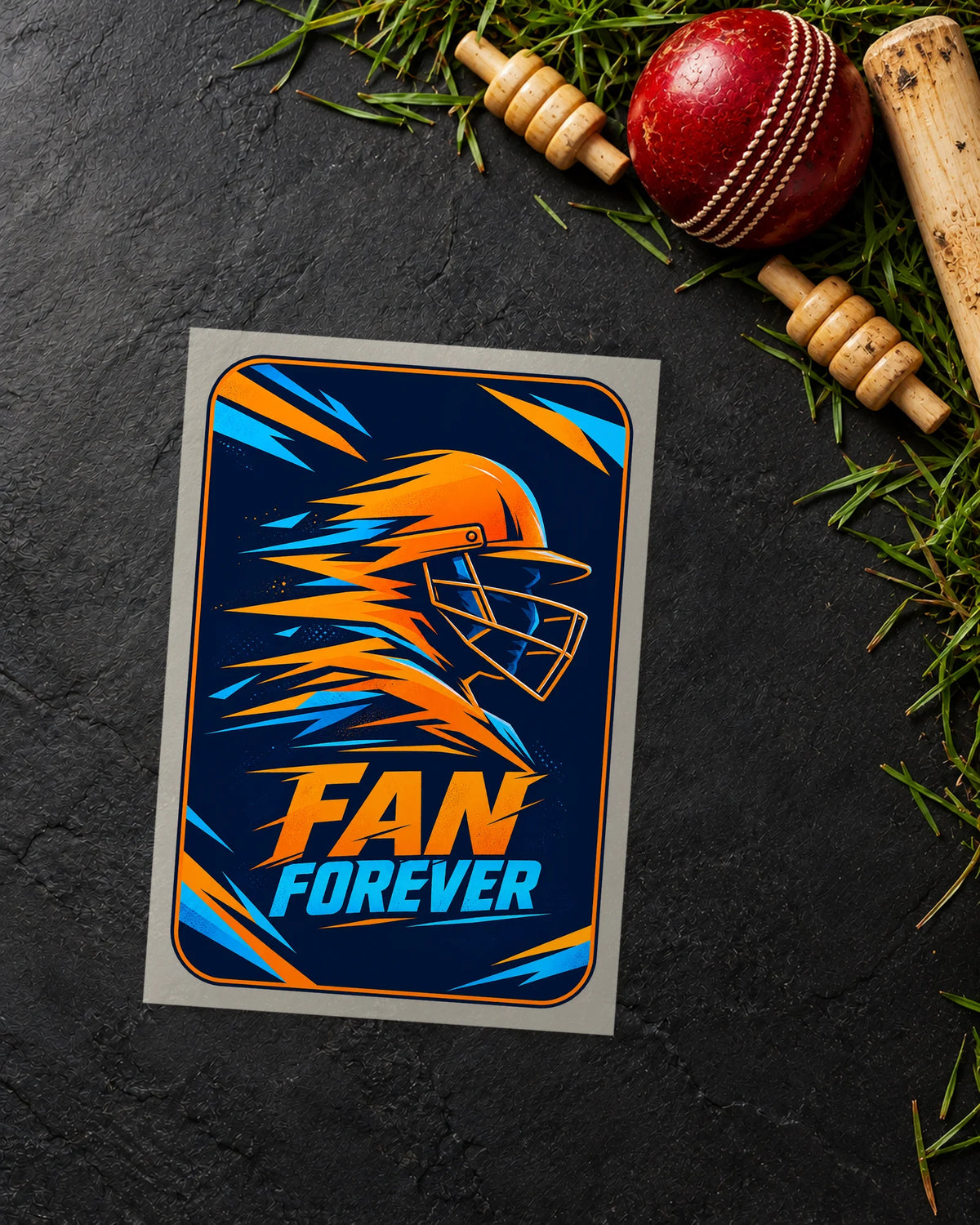 Fan Forever iron-on patch transfer