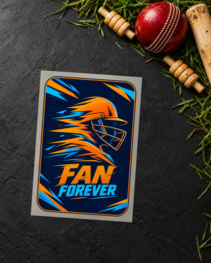 Fan Forever iron-on patch transfer