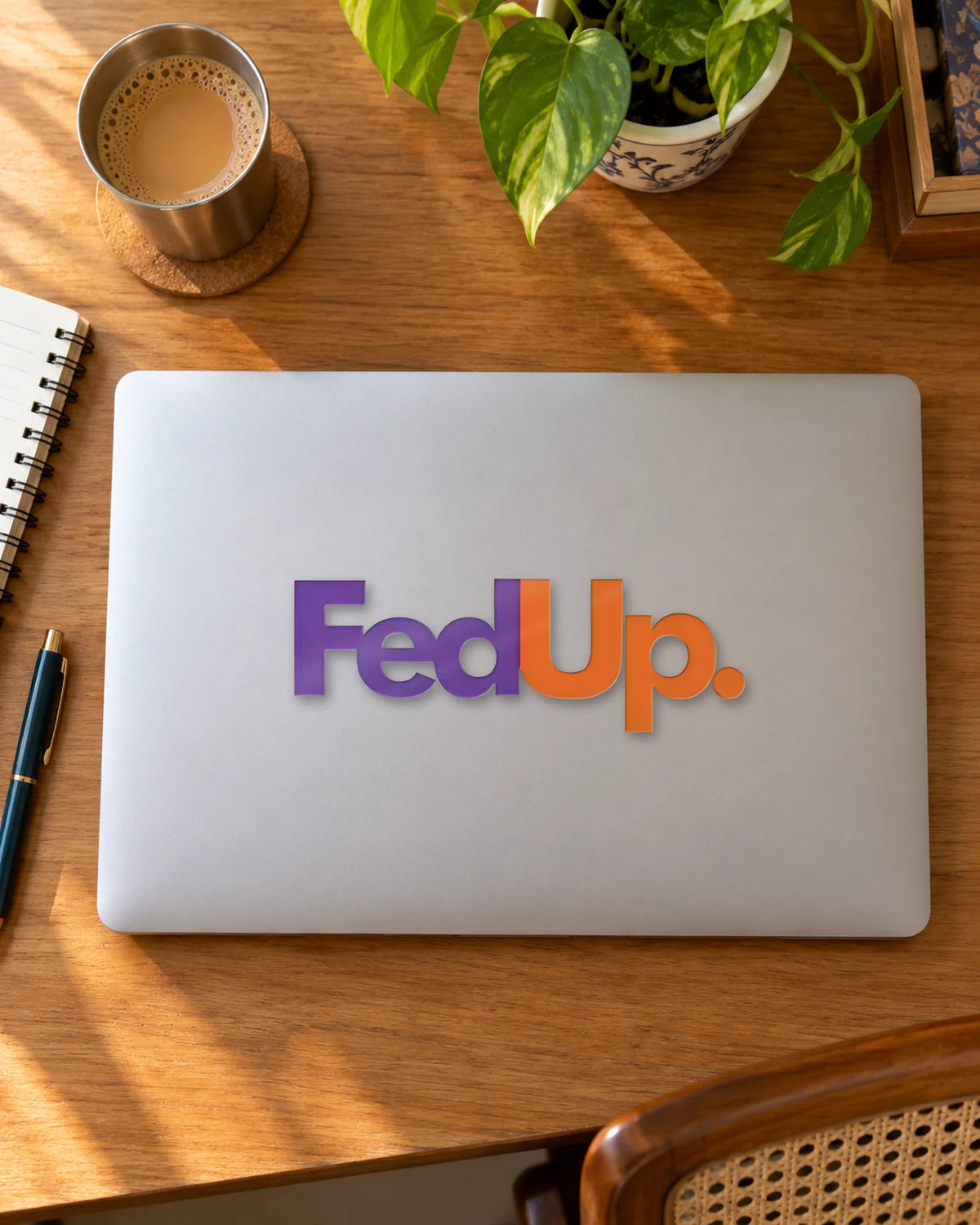 FedUp hard surface patch mockup