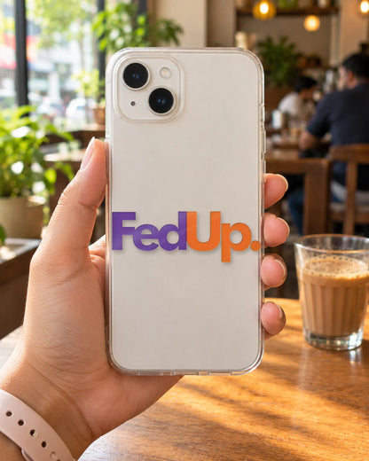 FedUp sticker mockup