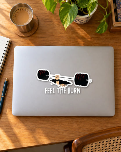Feel The Burn hard surface patch mockup
