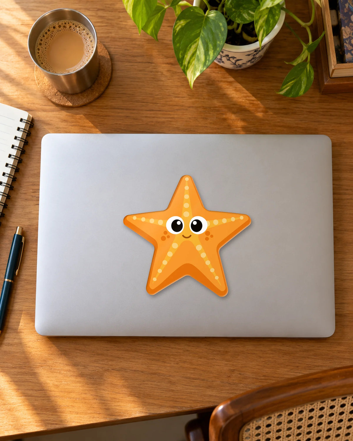 Five-Star Friend sticker mockup