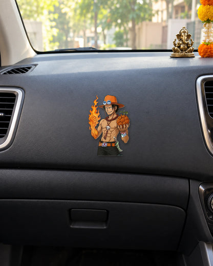 Flame-Bearer of the Open Seas sticker mockup
