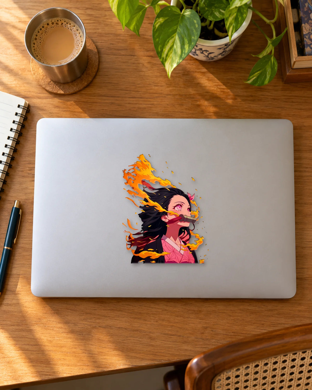 Flame Within hard surface patch mockup