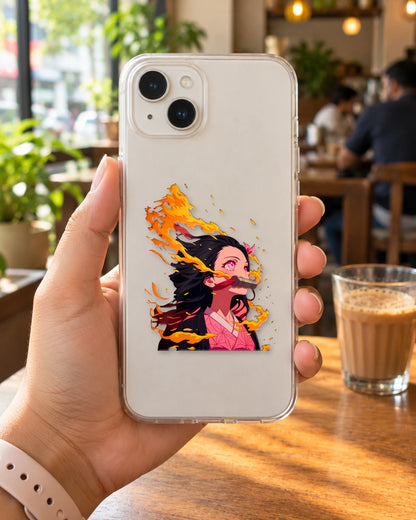 Flame Within sticker mockup