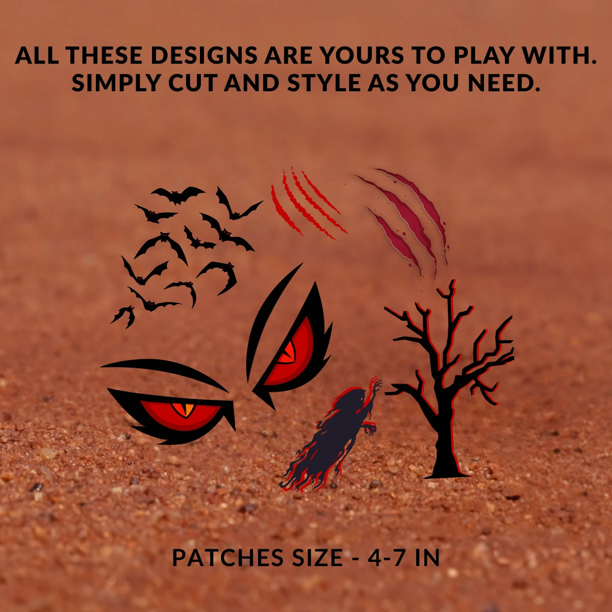 Devil’s Gaze | Upgrade Pack | Iron-On Patch Set