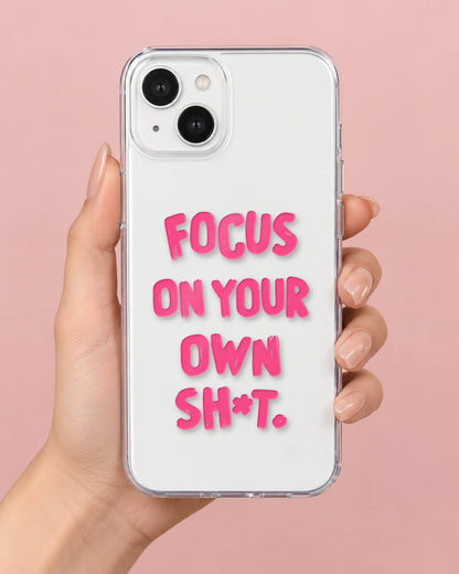 Focus Mode phone makeover pack on a phone case