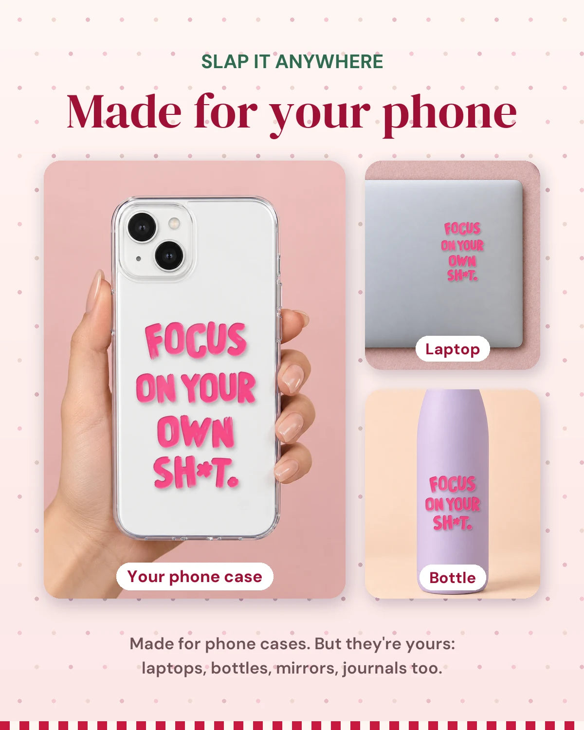 Focus Mode: made for your phone, slap it anywhere