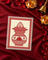 Folk Kalash iron-on patch transfer