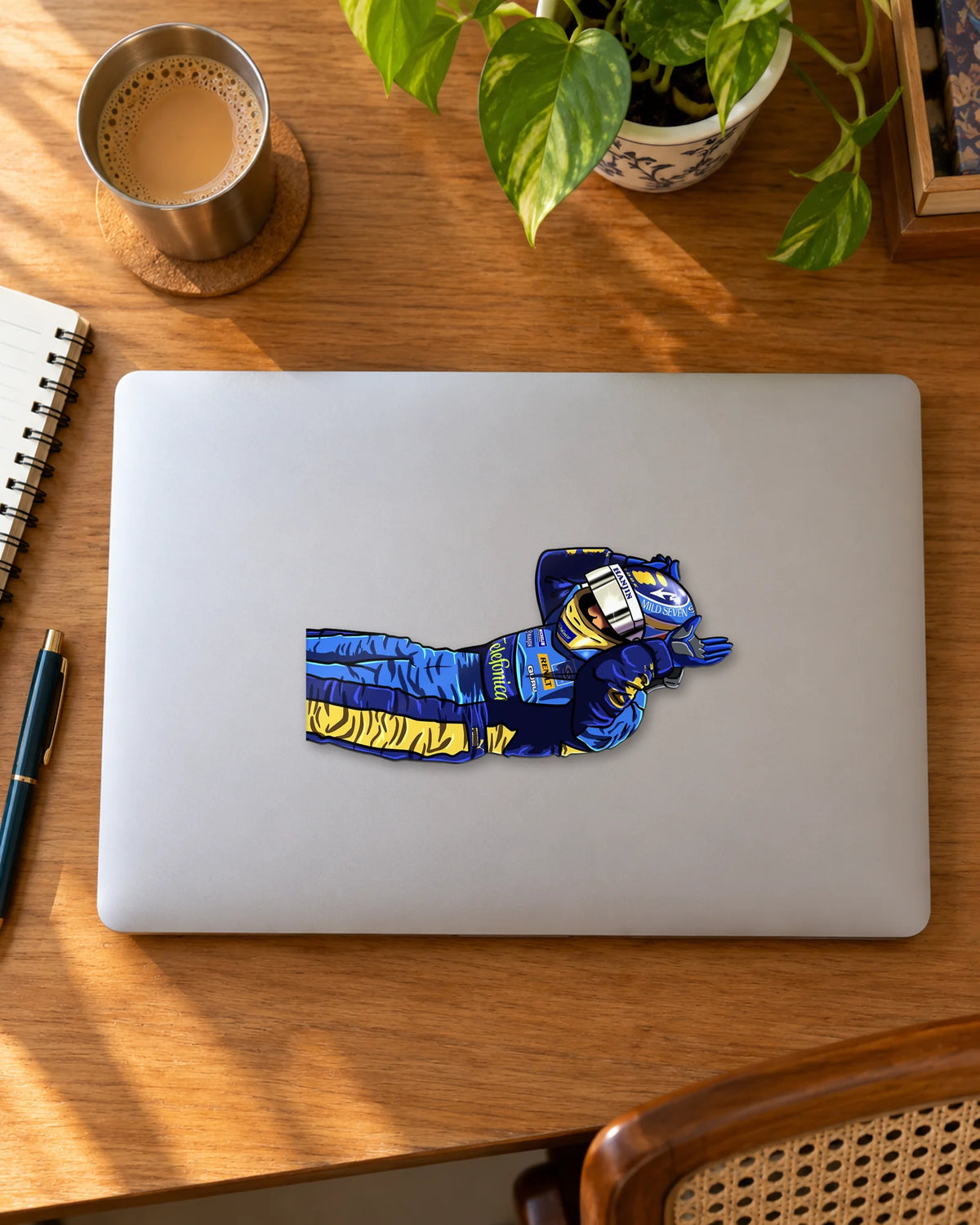 Full Throttle Flex sticker mockup