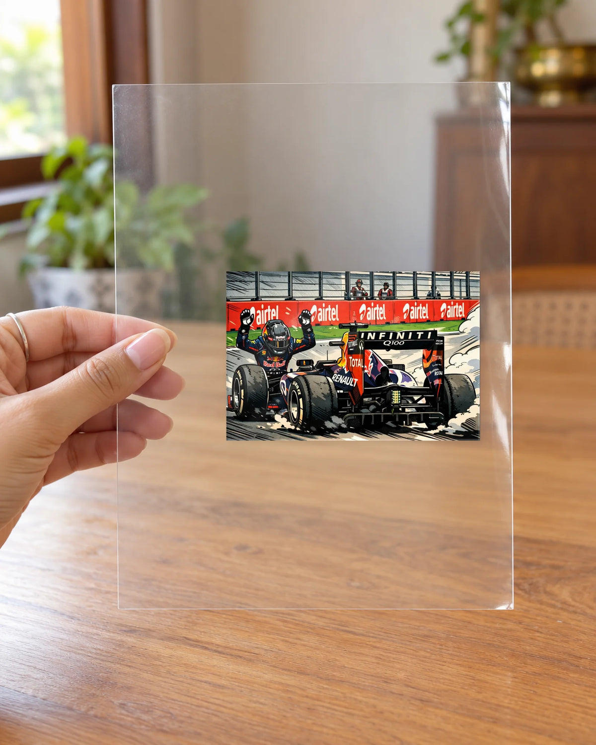 Pole Position Energy hard surface patch on clear film