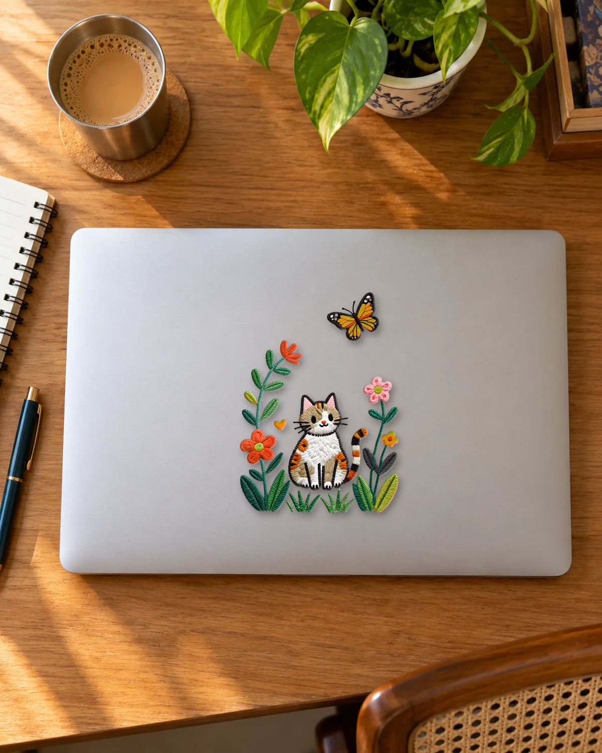 Furr & Petals hard surface patch mockup