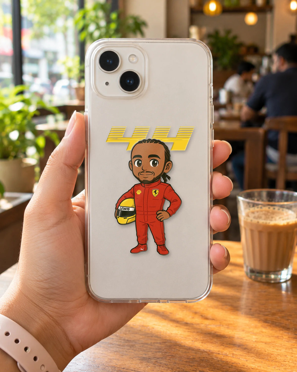 Ferrari 44 sticker mockup