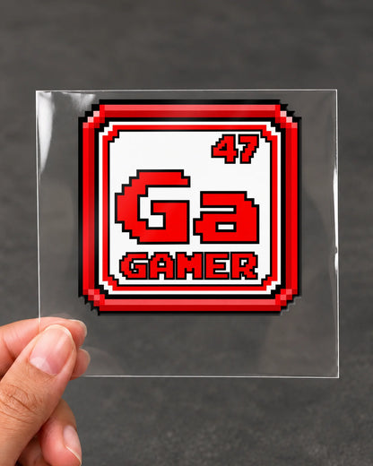 Ga Gamer gamer patch on clear film