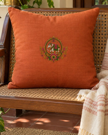 Gajraj Mandala embroidery-look iron-on patch | Thread Theory