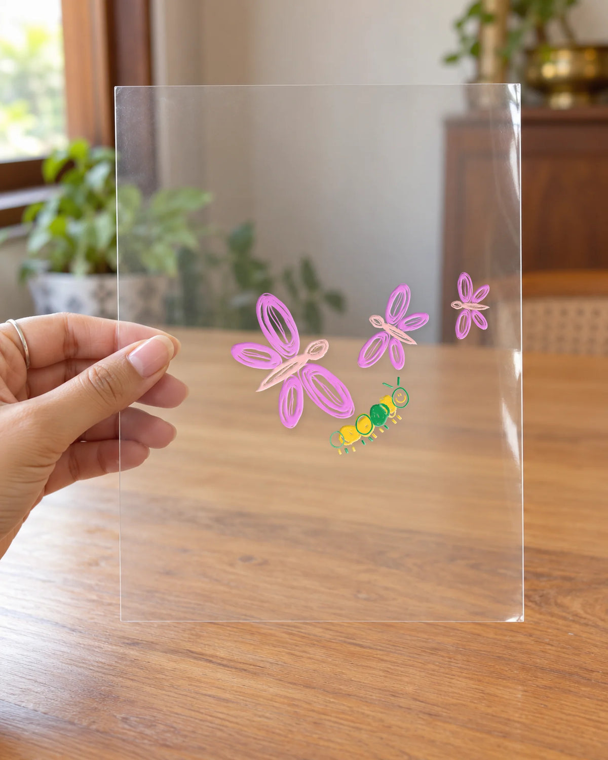 Garden Gossamer hard surface patch on clear film