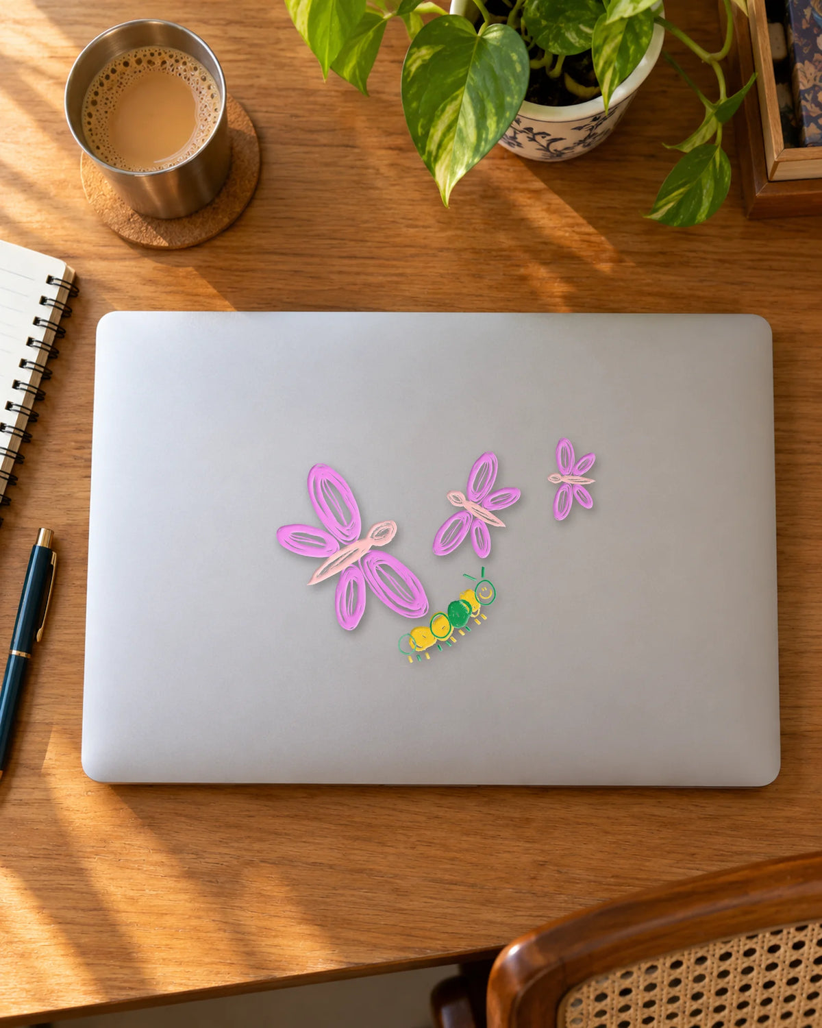 Garden Gossamer sticker mockup
