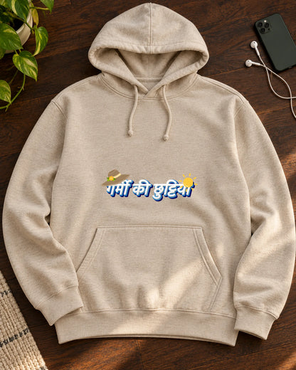 Garmi Ki Chutti iron-on patch on clothes