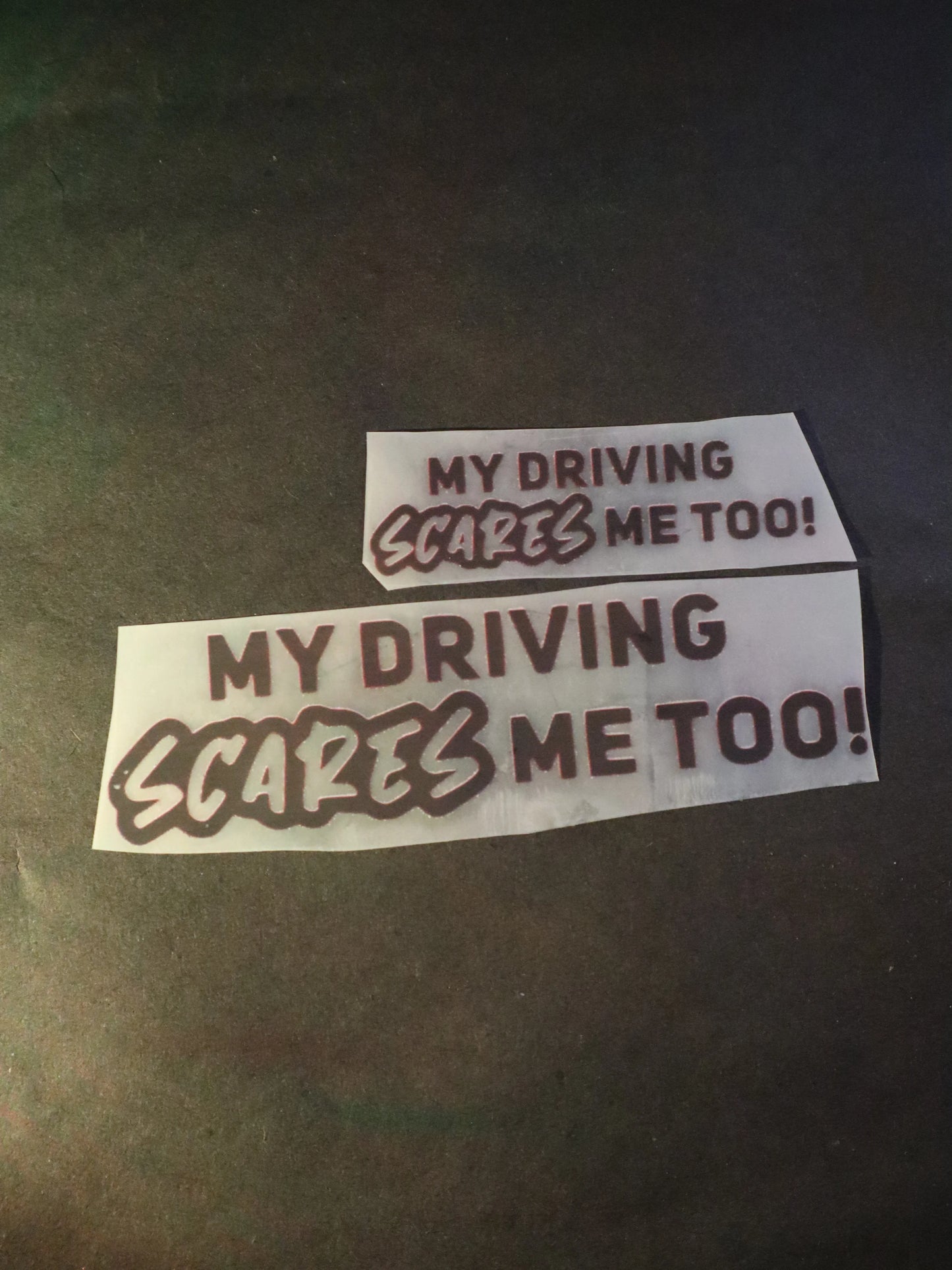 My Driving Scares Me Too! | Iron-on Patch | Rider's Creed