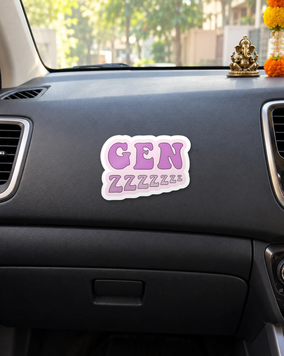 Genzzzz sticker mockup