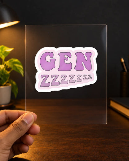 Genzzzz hard surface patch on clear film