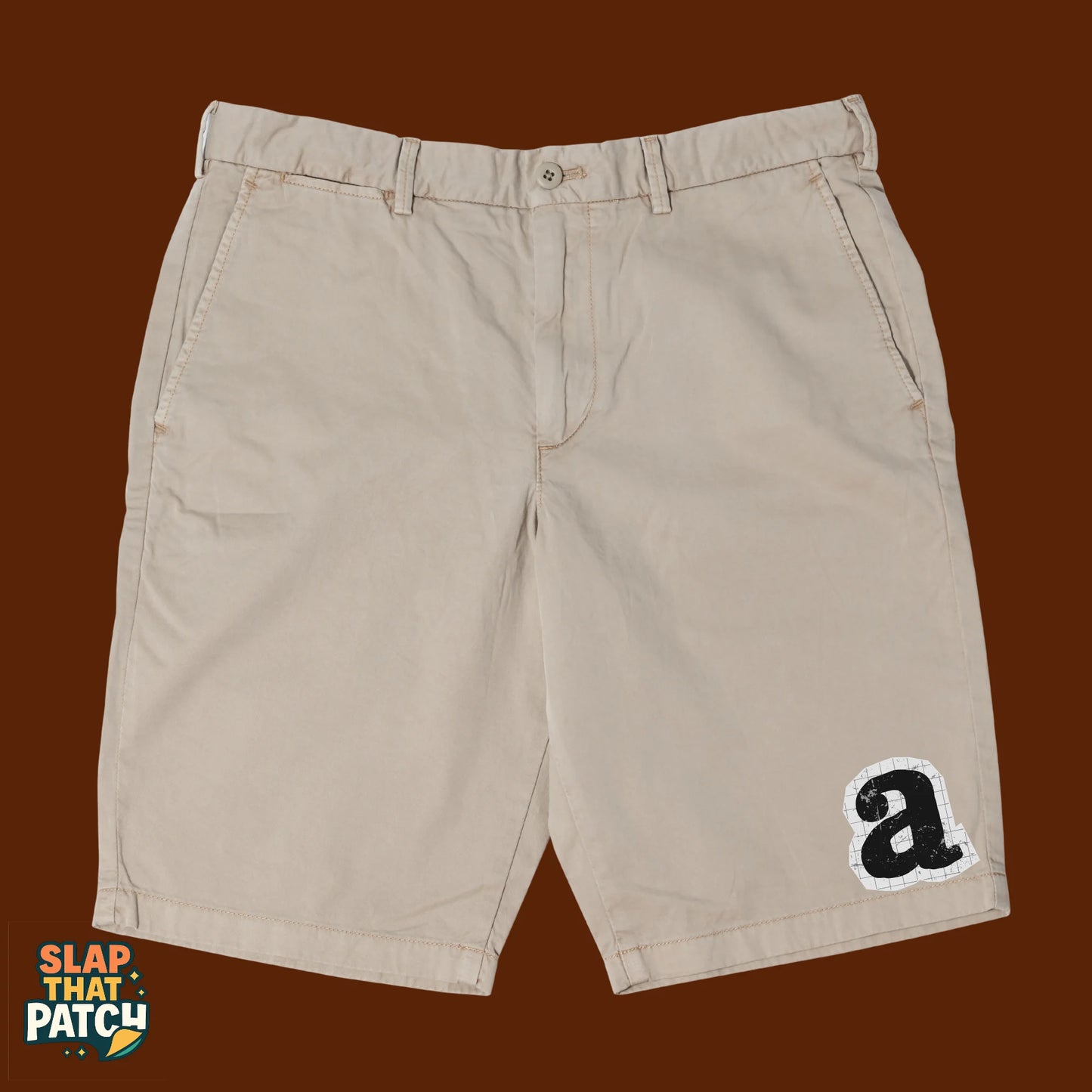 Rustic Type | Iron-on Patch | Alphabet Sticker (Lowercase)