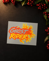 Ghost Rider iron-on patch transfer